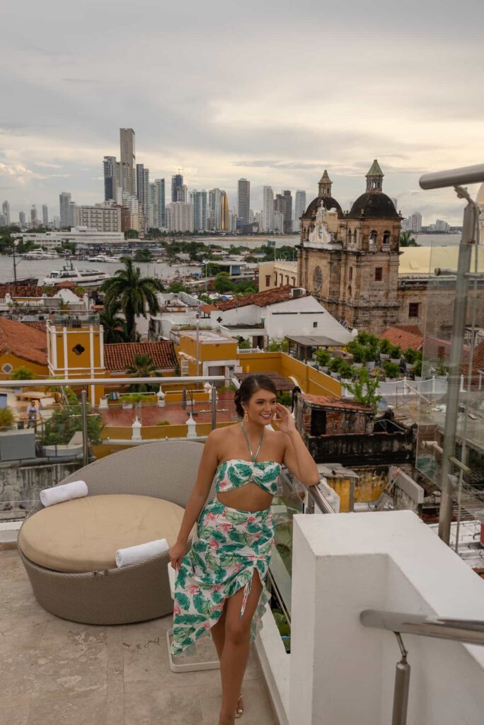 Movich Hotel Rooftop - Cartagena Colombia Rooftop - Aimee Albright - Amazing Aimee