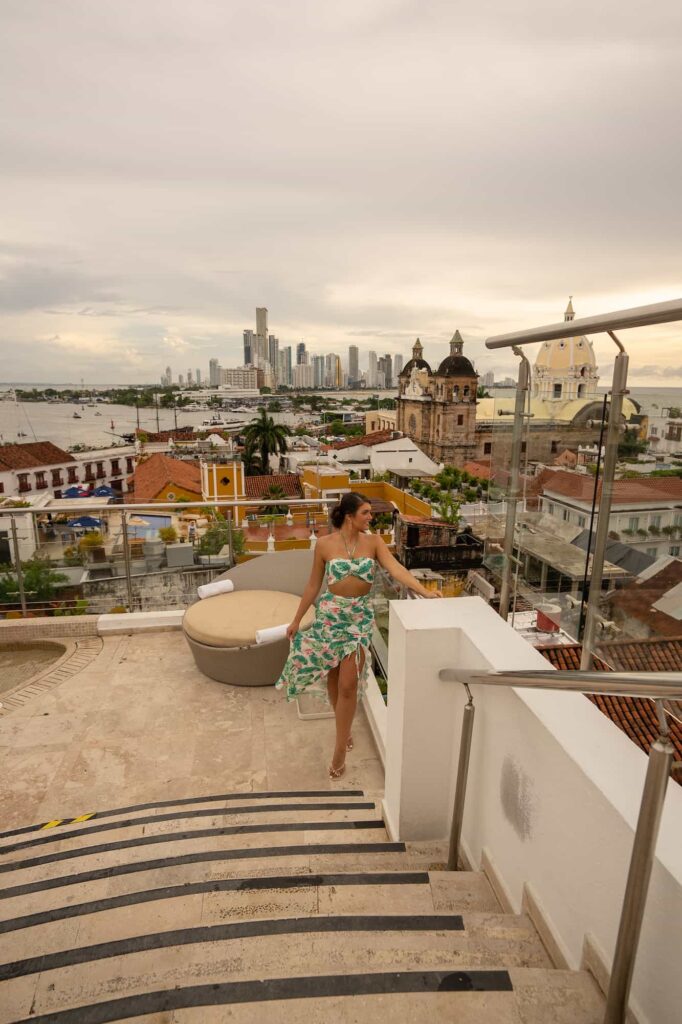 Movich Hotel Rooftop - Cartagena Colombia Rooftop - Aimee Albright - Amazing Aimee